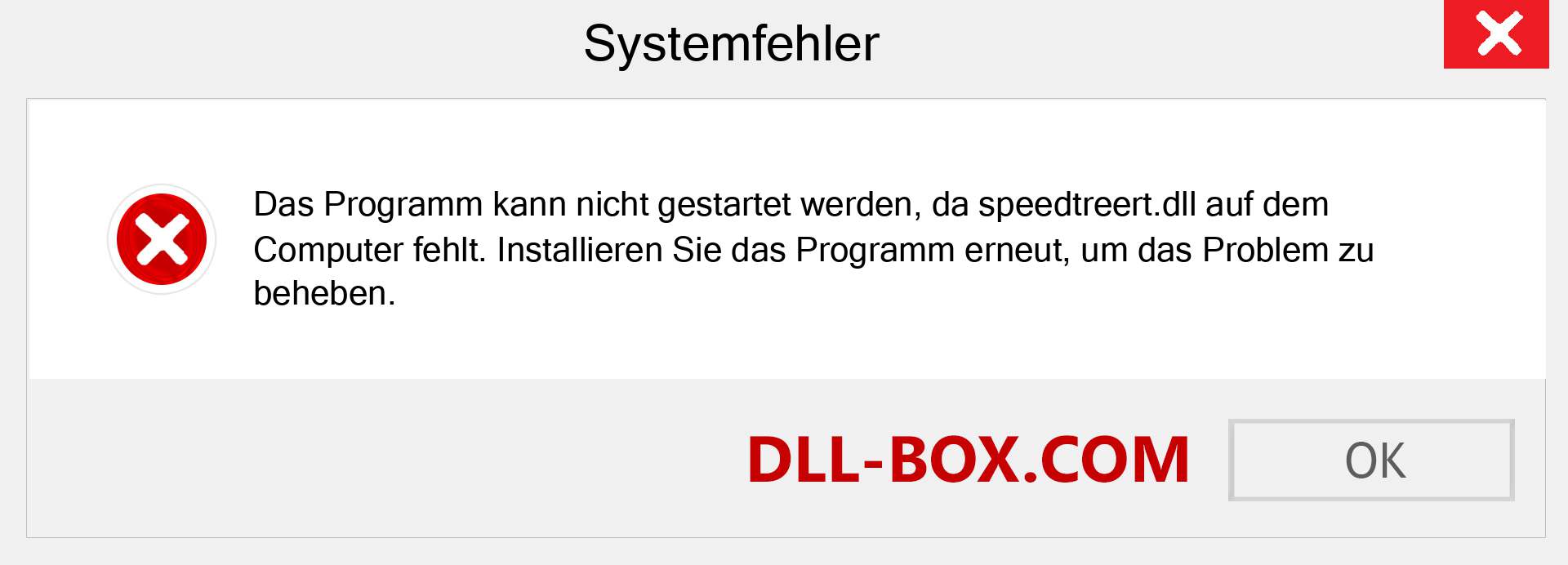 speedtreert.dll-Datei fehlt?. Download für Windows 7, 8, 10 - Fix speedtreert dll Missing Error unter Windows, Fotos, Bildern